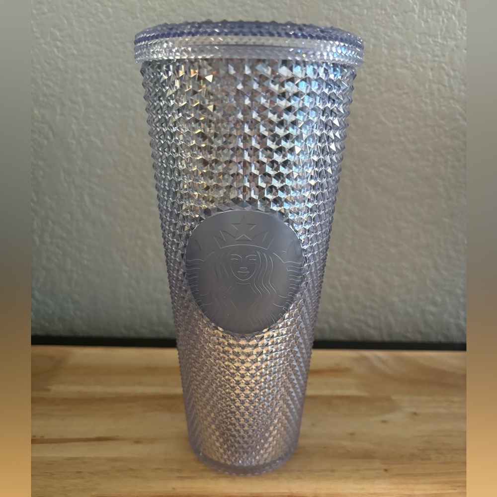 Silver Studded Starbucks Tumbler